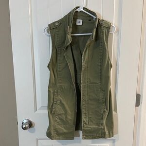 CAbi Khaki Green Vest
